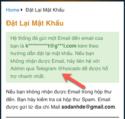 Lấy Lại Mật Khẩu tài khoản Hội Cá Độ